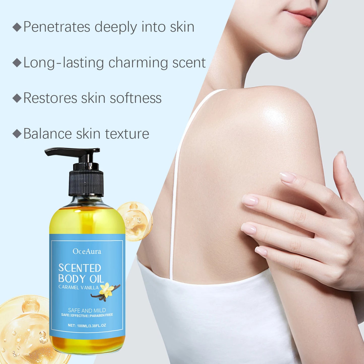 Caramel Vanilla Massage Oil