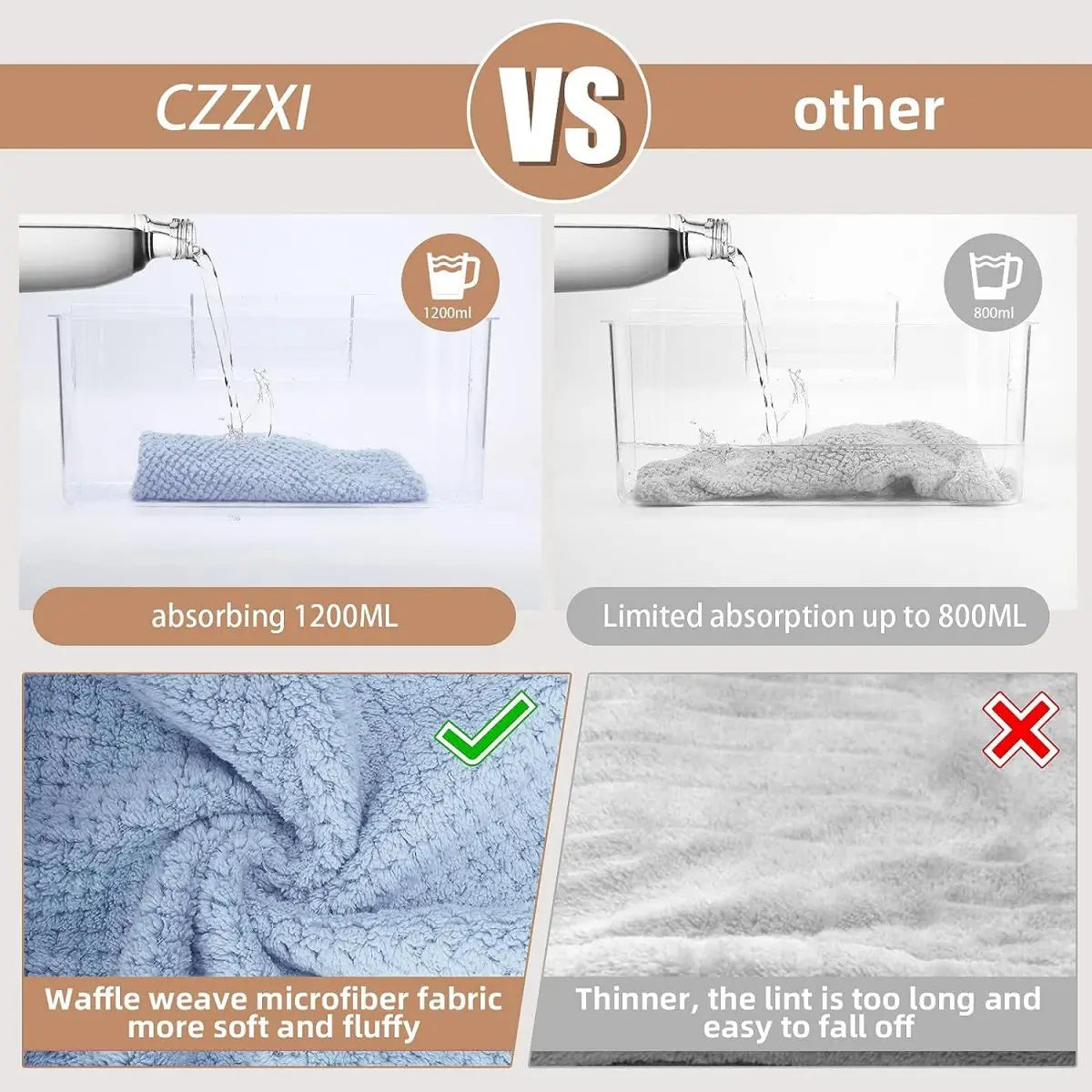 Serviette pour cheveux Nuage de douceur