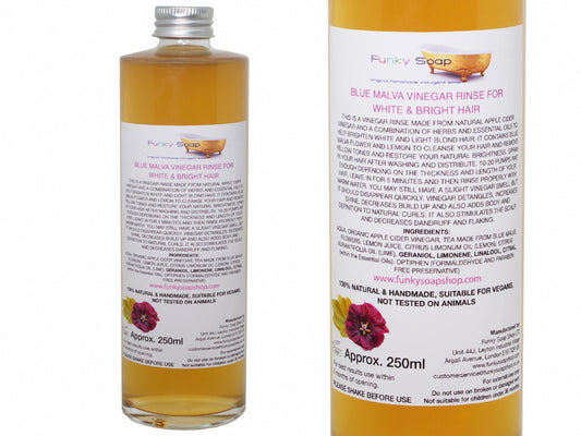 White Hair Vinegar Rinse