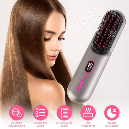 Cordless Ionic Straightening Brush