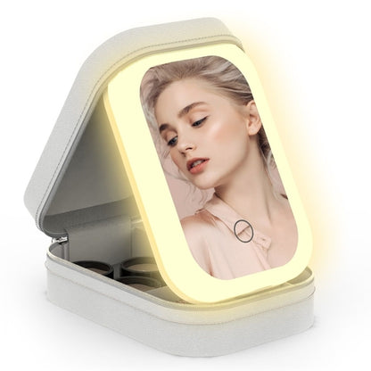 LED Mirror Travel Makeup Bag