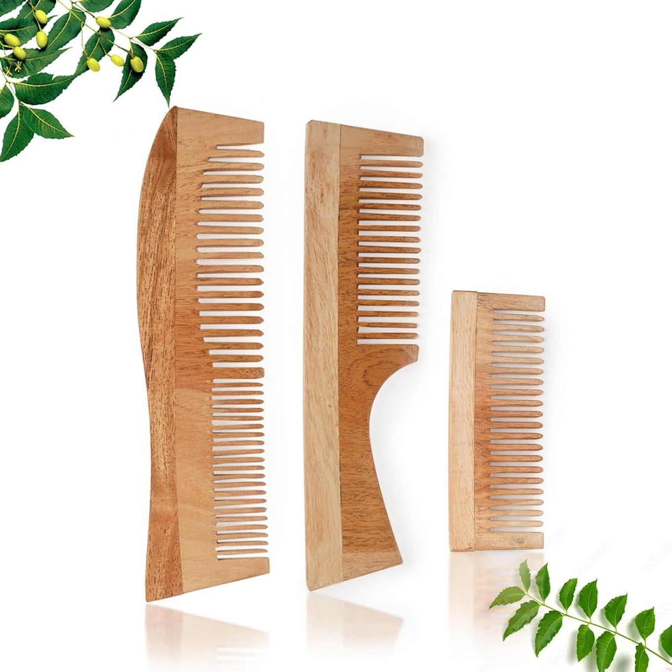 Neem Wood Comb Set