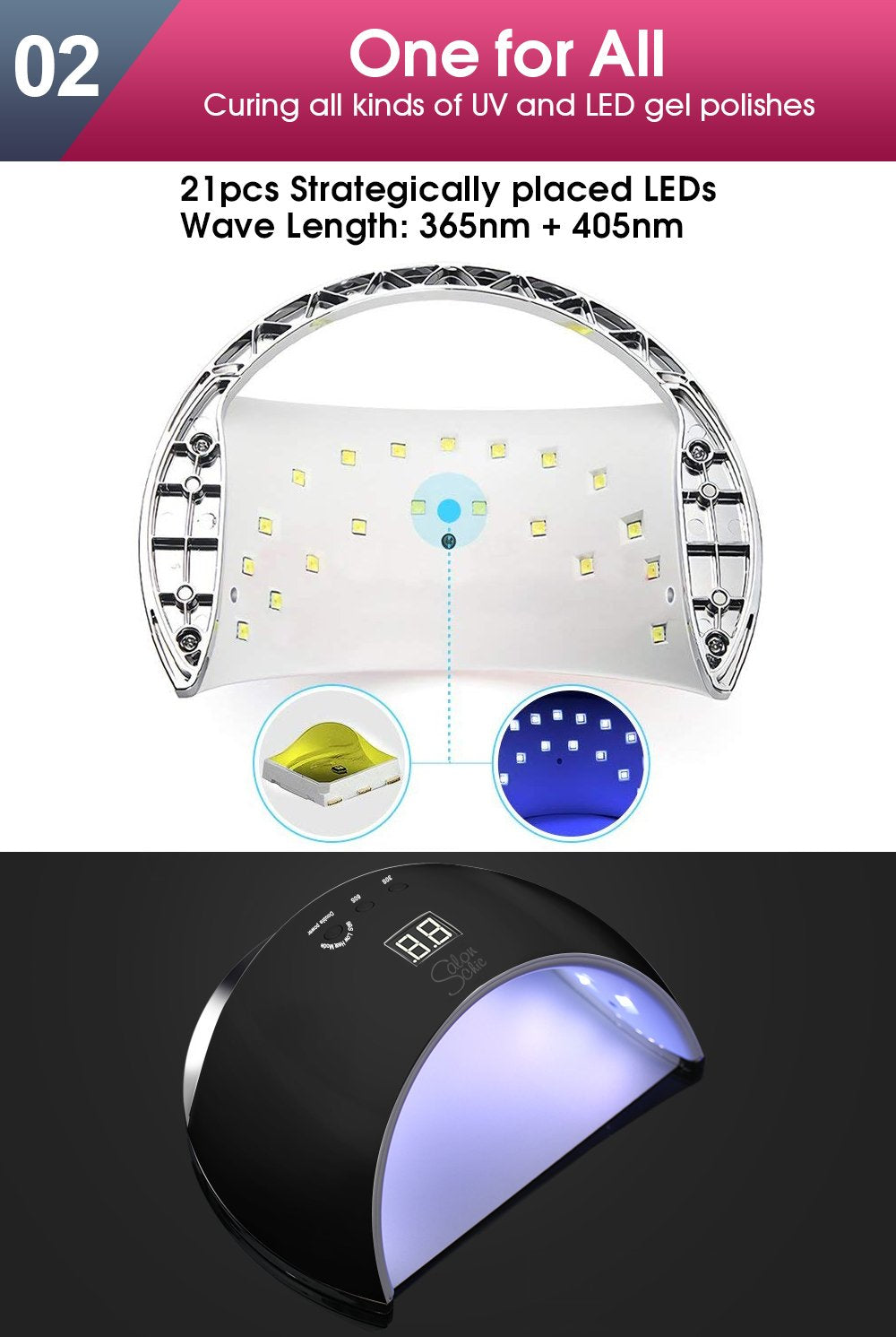 Salon Chic LED UV Nail Lamp