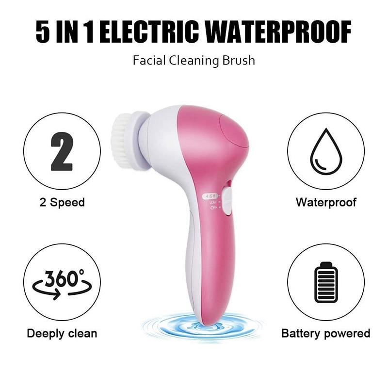 5-in-1 Facial Cleansing Brush