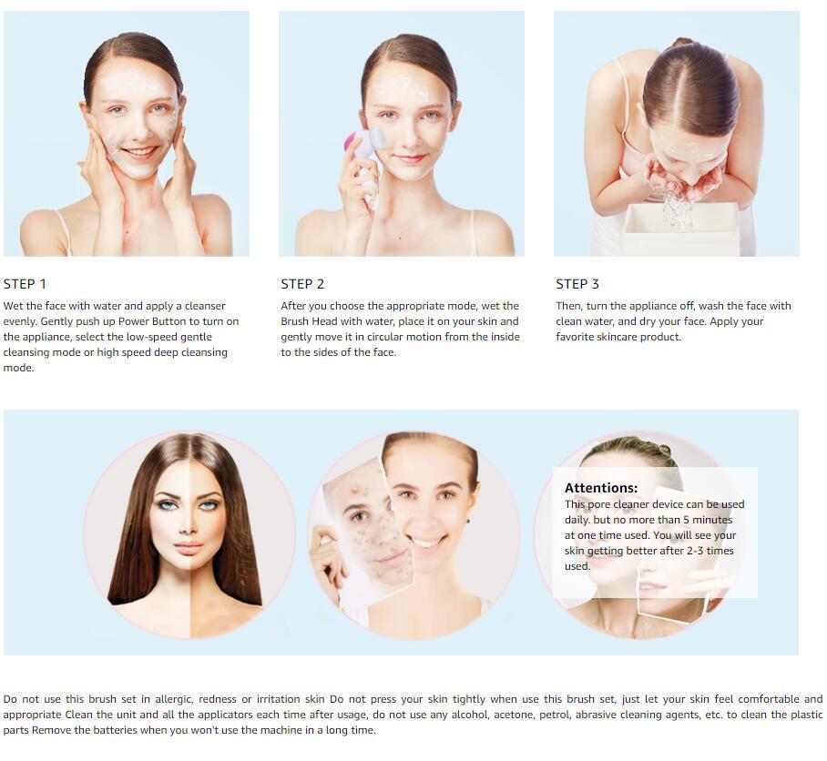 5-in-1 Facial Cleansing Brush