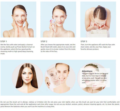 5-in-1 Facial Cleansing Brush