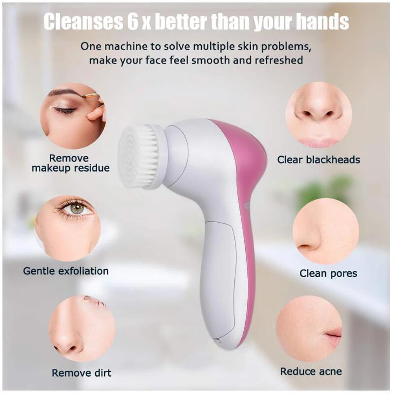 5-in-1 Facial Cleansing Brush