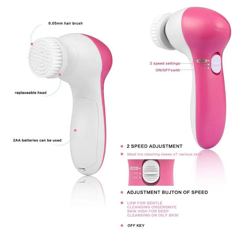 5-in-1 Facial Cleansing Brush