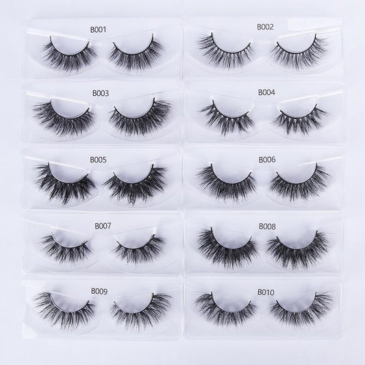 10-Pair 3D Mink Lash Set